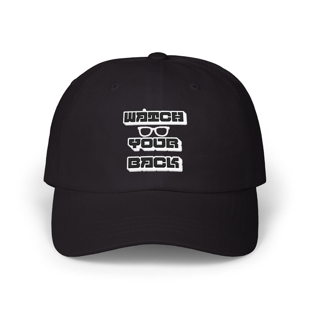 "Watch Your Back" Embroidered Retro Streetwear Hat