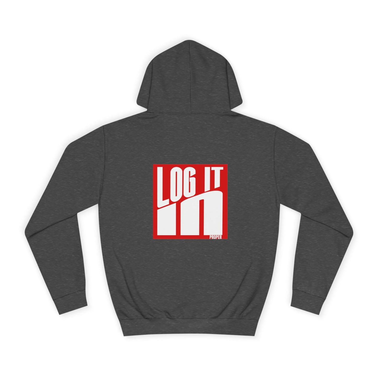 Unisex Log it in Hoodie - Trendy Campus Style, Casual Wear, Cozy Gift, Comfortable Lounge Hoodie, Essentials