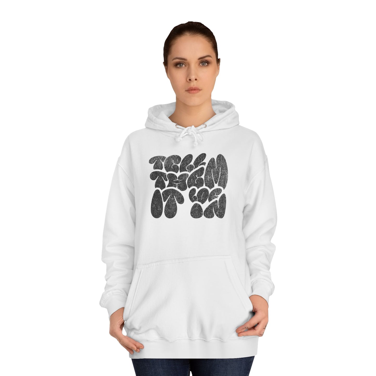 Unisex log it in Hoodie, Trendy Apparel, Casual Streetwear, Perfect for Gifts, Everyday Comfort Wear