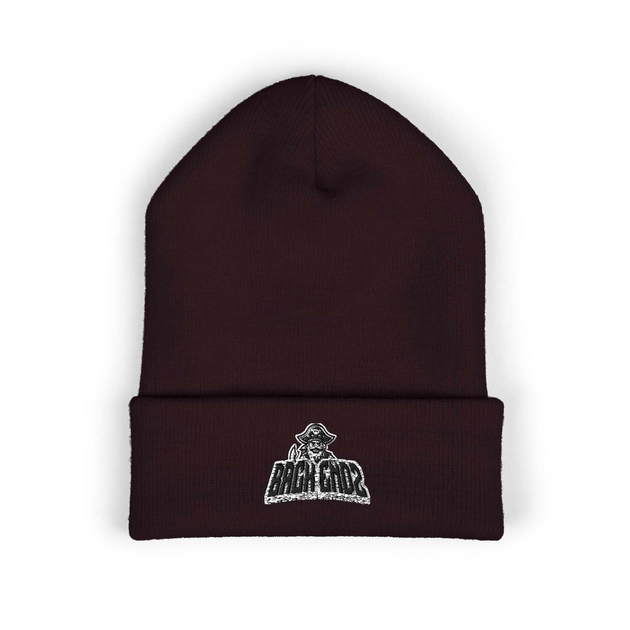 Embroidered 'Back Endz' Classic Cuffed Beanie — Cozy Streetwear Winter Hat