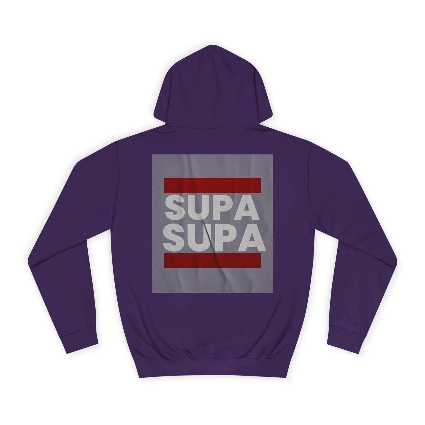 Unisex Hoodie with 'SUPA SUPA' Design, Cool Casual Wear, Perfect, Gifts for Graduates, Cozy Layering