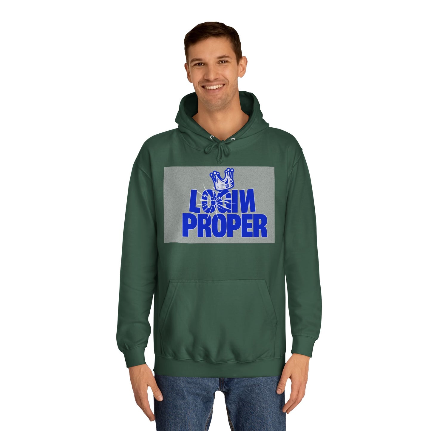 Unisex Hoodie - 'Login Proper' Trendy Spirit Wear, Casual Streetwear, Gift, Cozy Lounge Sweatshirt