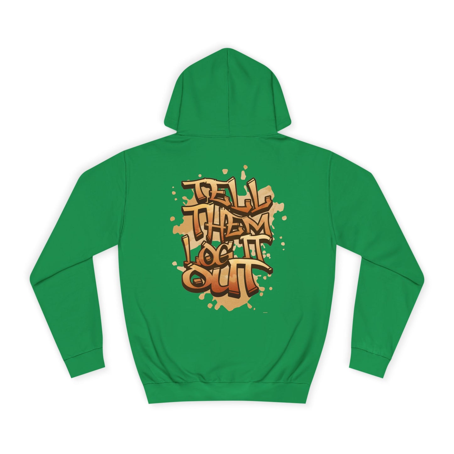 Unisex Hoodie with Graffiti Art, Streetwear Style, Casual Outfit, Gift, Trendy Hoodie for Everyday Life