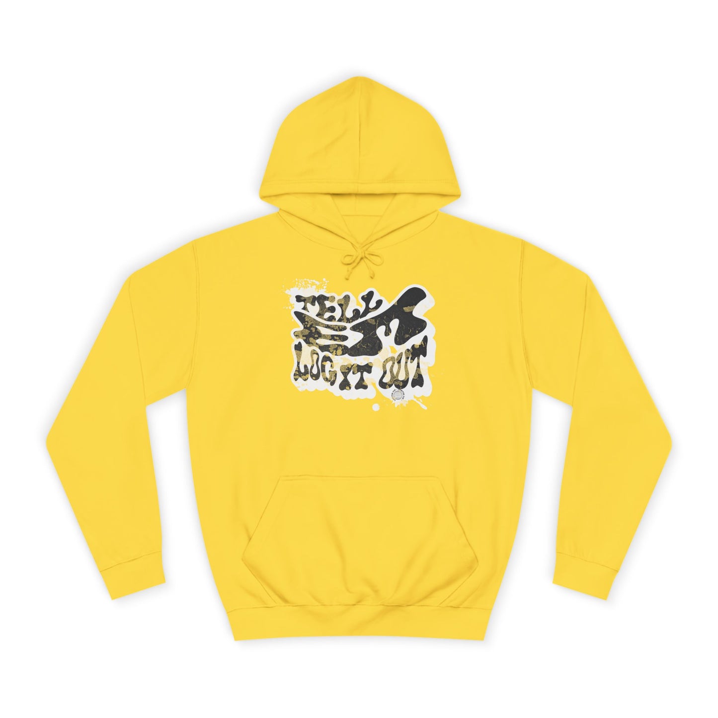 Tell em log it out Hoodie, Cozy Sweatshirt, Casual Style, Apparel, Gift, Trendy Lounge Wear