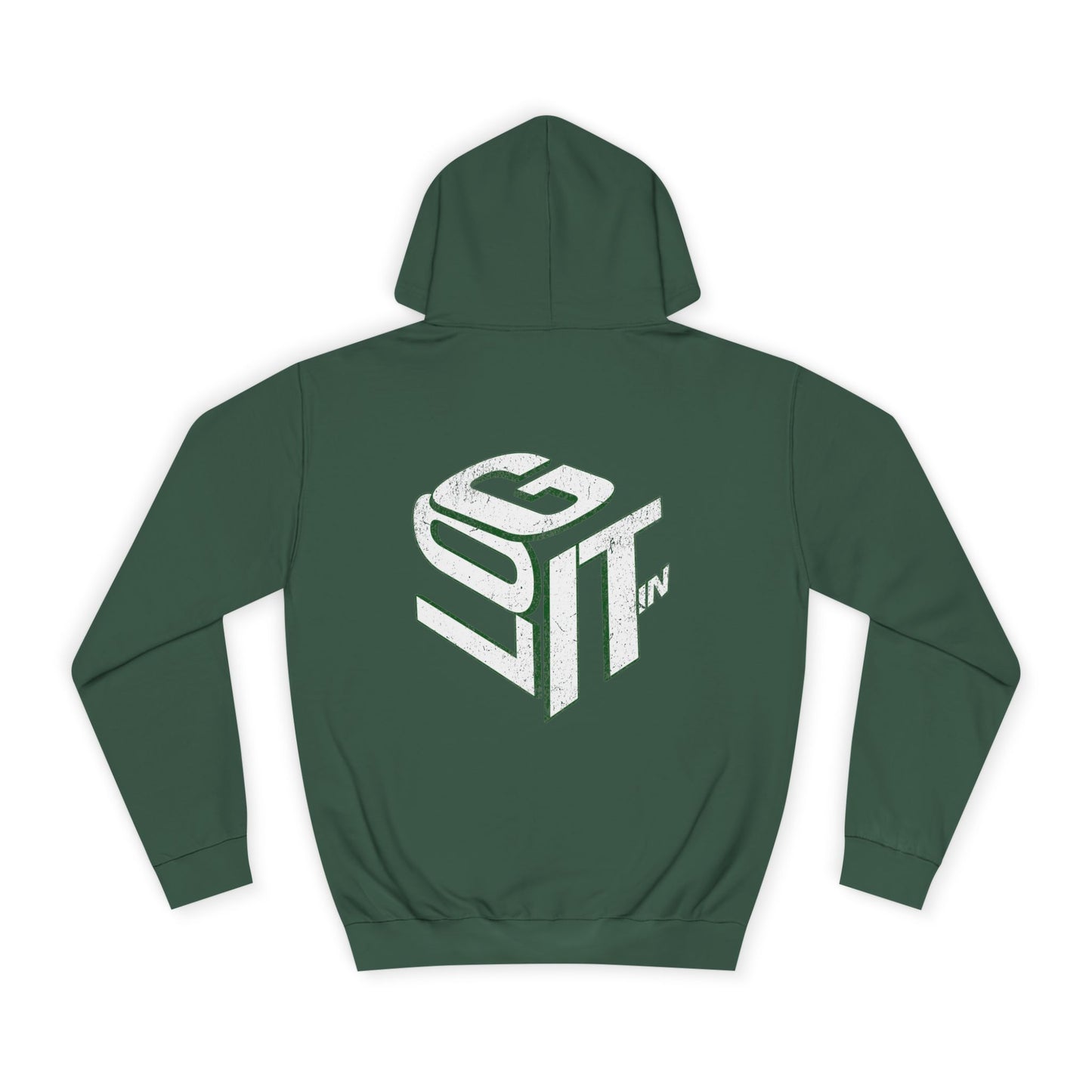 Stylish Unisex  Hoodie with Design, Log it in Sweatshirt, Casual Hoodie, Modern Apparel, Unique Gear