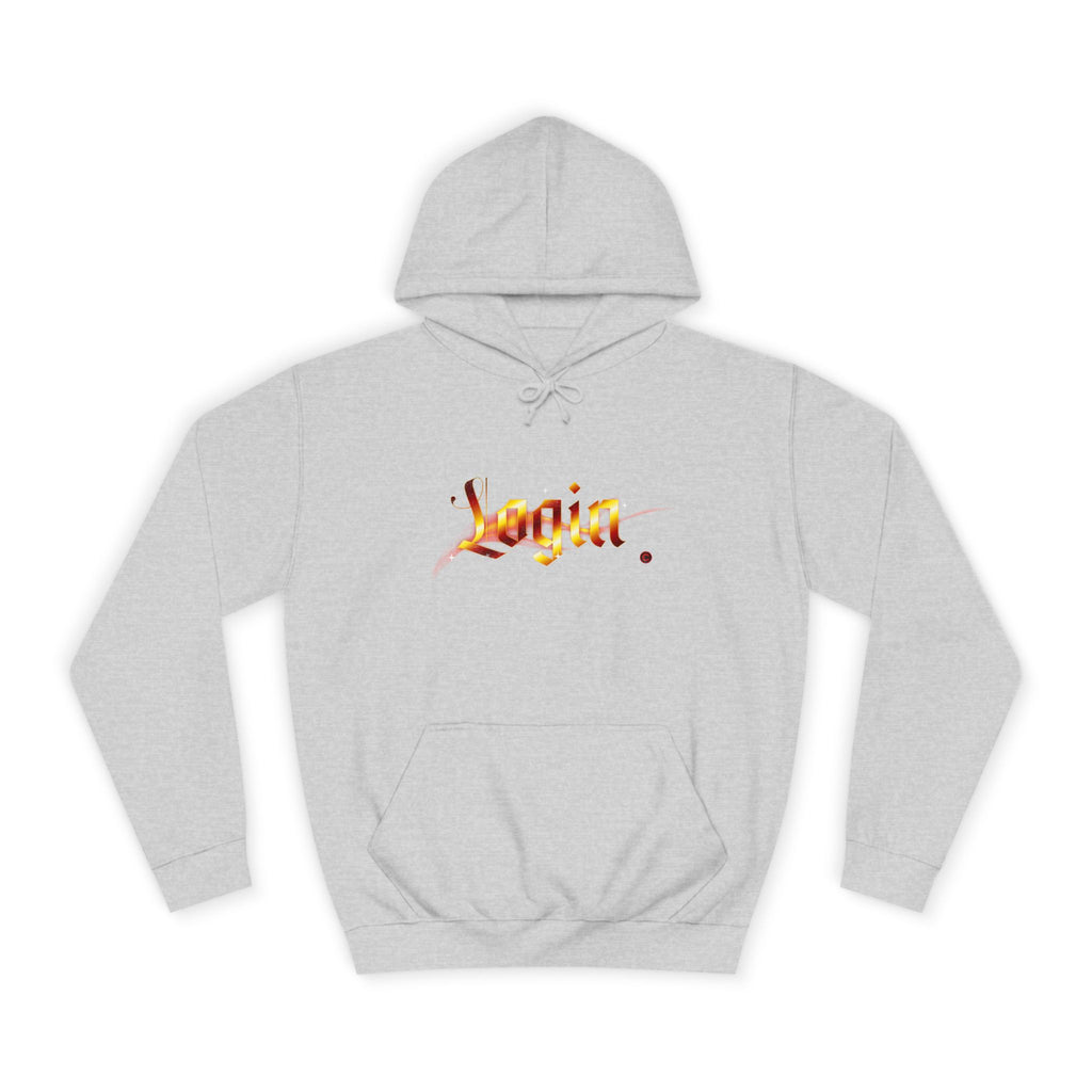 Aesthetic 'Login' Unisex Hoodie, Cozy Trendy Wear, Gift for Any One, Warm Casual Style, Trendy Hoodie