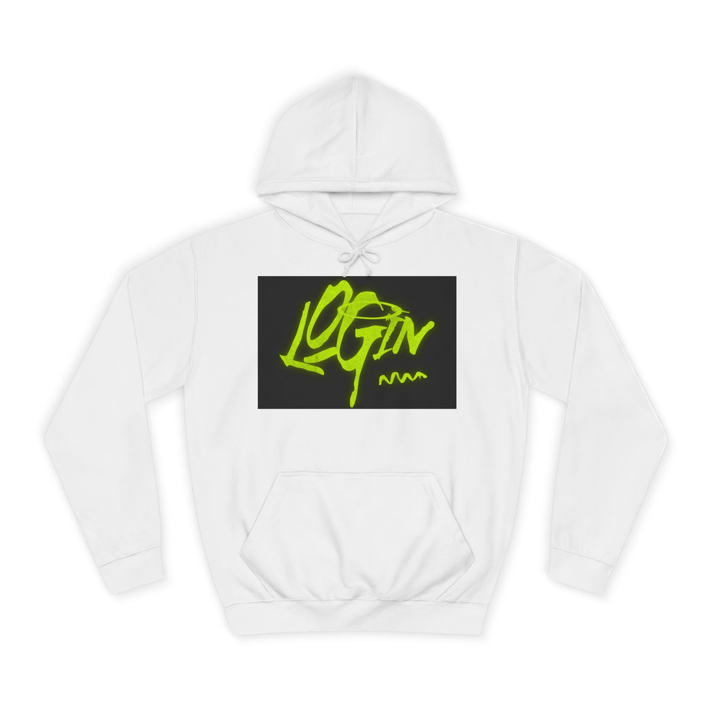 Trendy Unisex Hoodie - 'LOGIN' Graphic Design