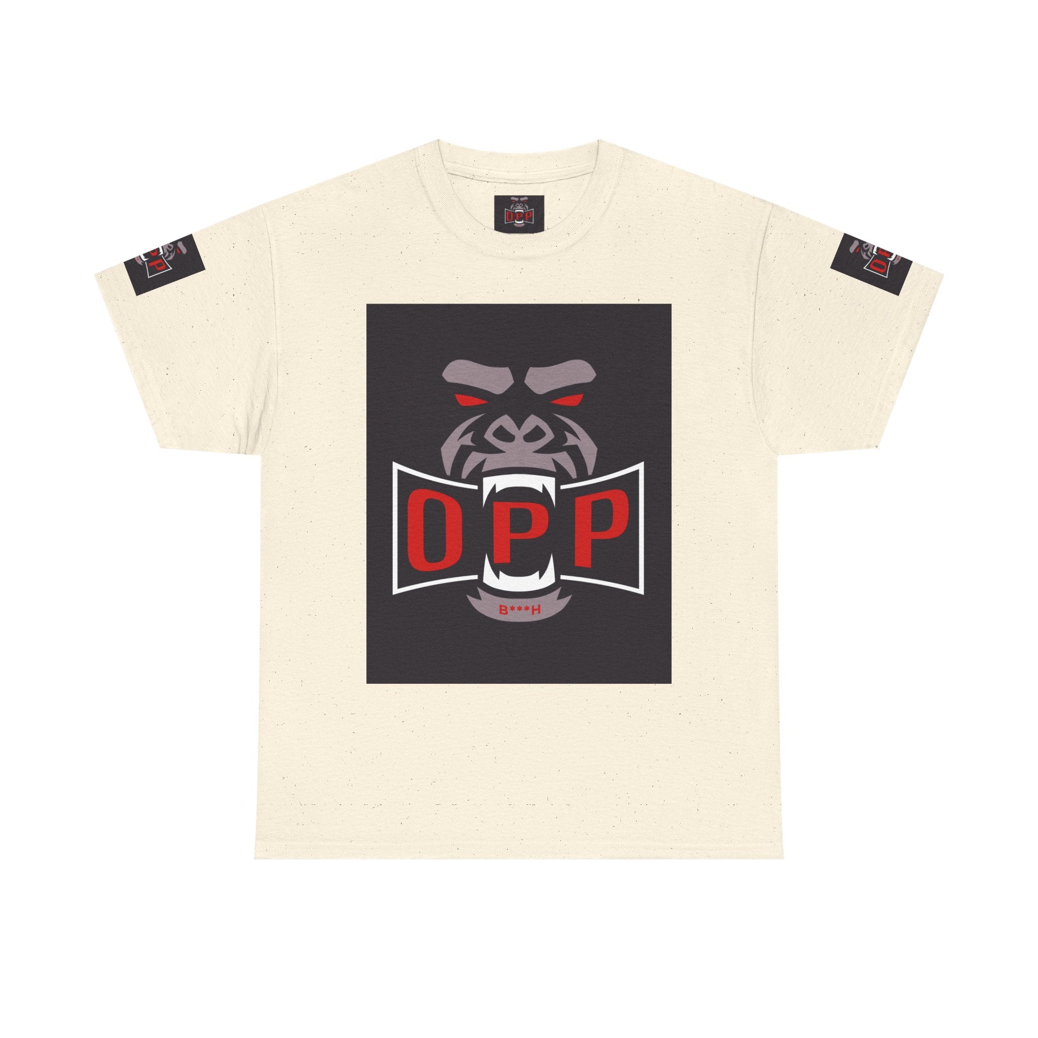 Gorilla OPP Graphic Tee — Bold Red & Black Urban Streetwear Shirt