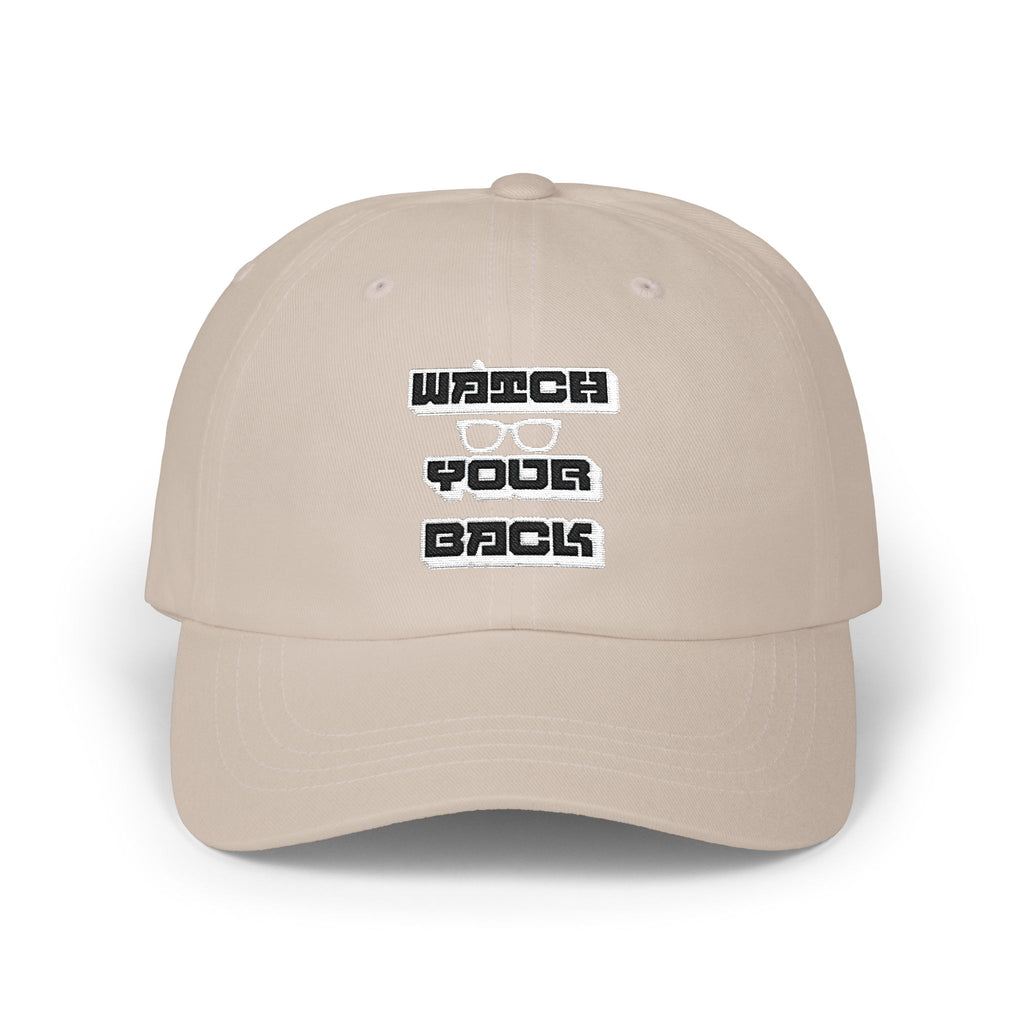 "Watch Your Back" Embroidered Retro Streetwear Hat