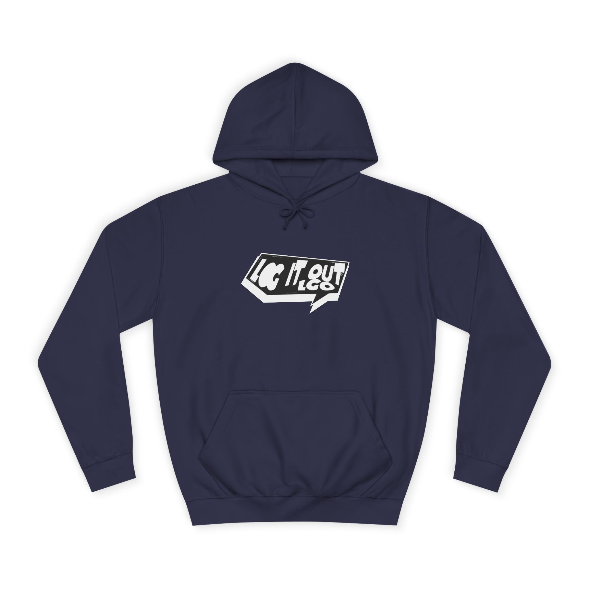 Chill Vibes Unisex Log it out Hoodie - Perfect for Campus Wear, Gifts, Casual Outfits, Fall/Winter Style, Cozy Fashion