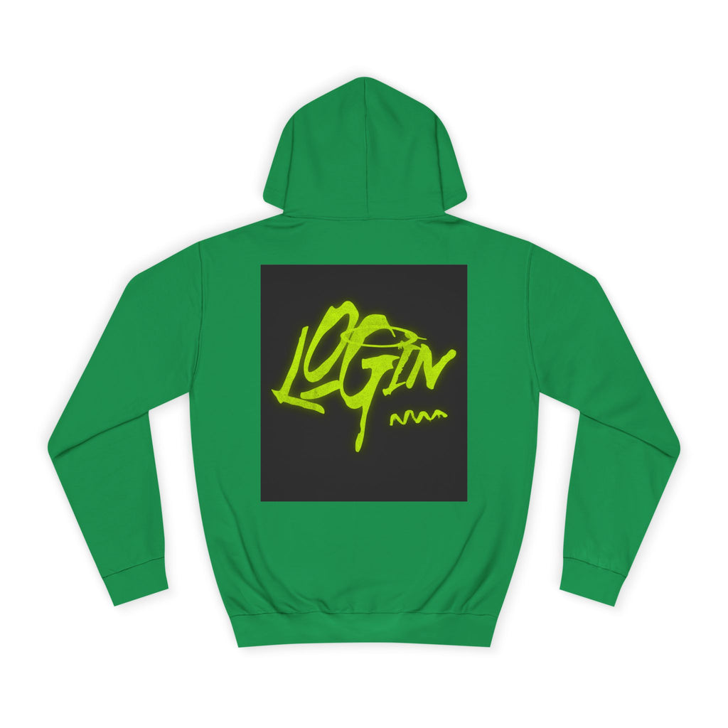 Trendy Unisex Hoodie - 'LOGIN' Graphic Design
