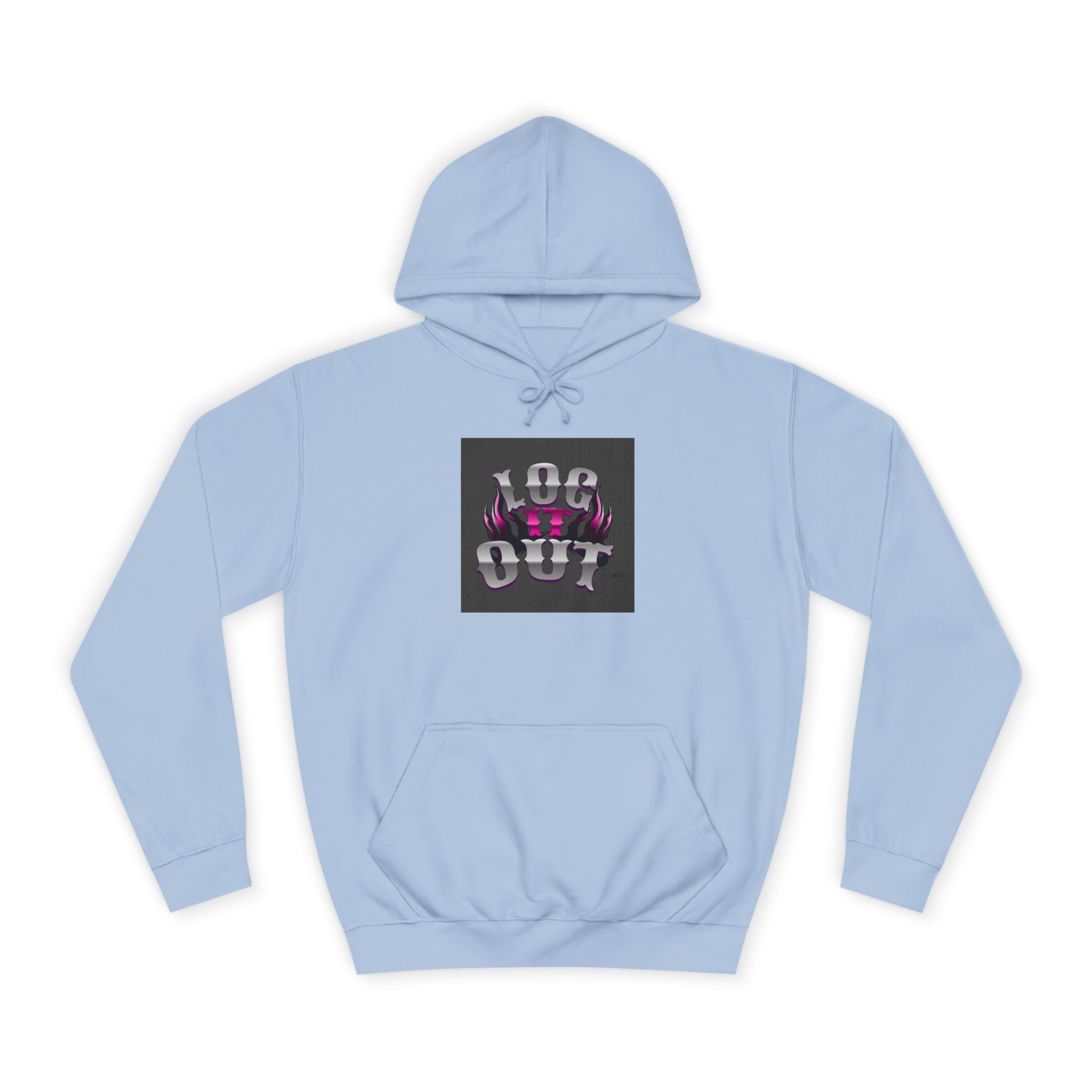 Cool Unisex Log it out Hoodie, Perfect for Any one, Trendy Custom Apparel, Casual Wear, Gift, Streetwear Style