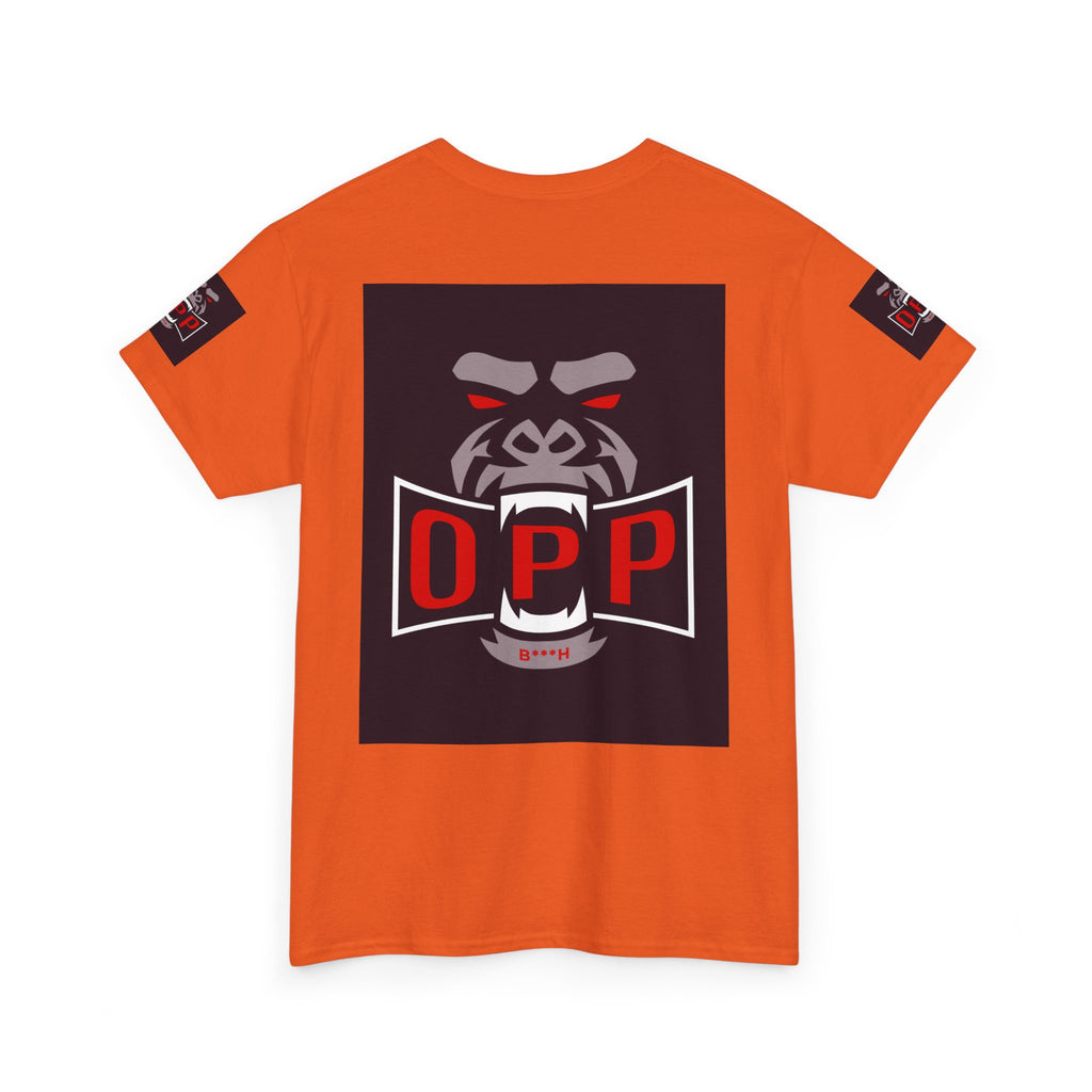 Gorilla OPP Graphic Tee — Bold Red & Black Urban Streetwear Shirt