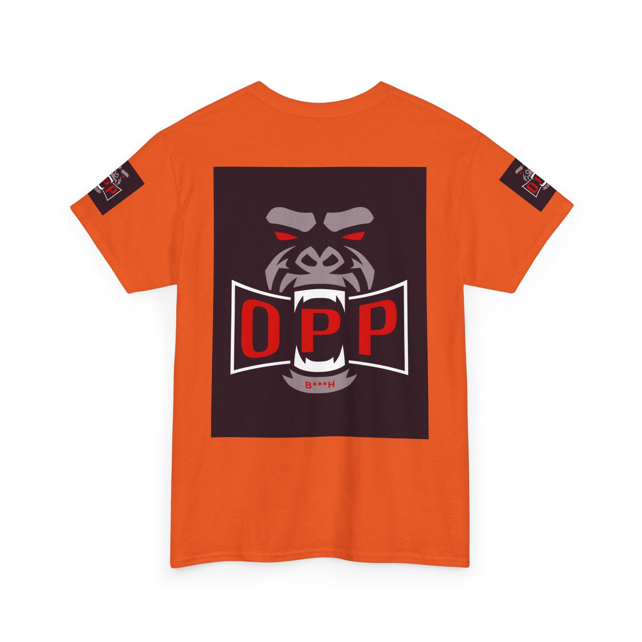Gorilla OPP Graphic Tee — Bold Red & Black Urban Streetwear Shirt