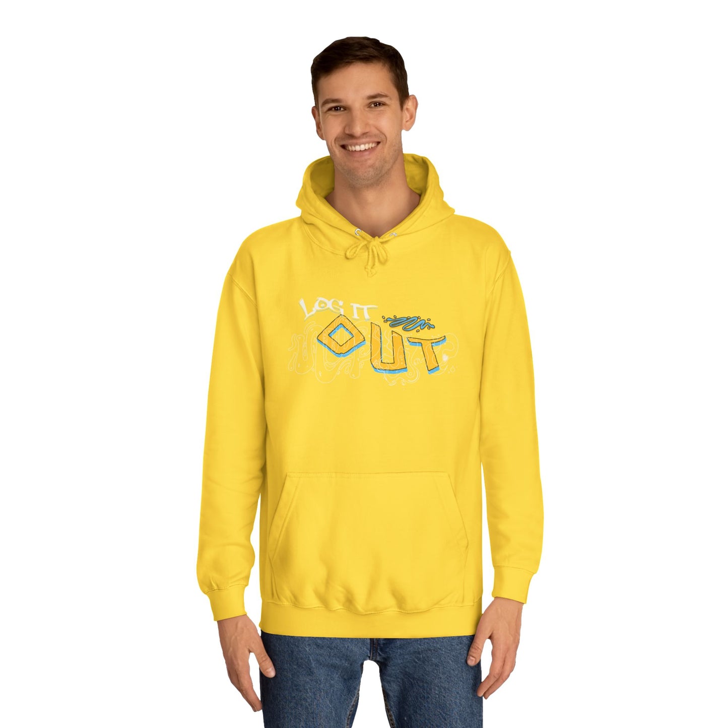 Unisex Log it out Hoodie - Stylish Casual wear, Perfect Gifts, Days Out, Summer Events, Coziness & Trendy Vibes