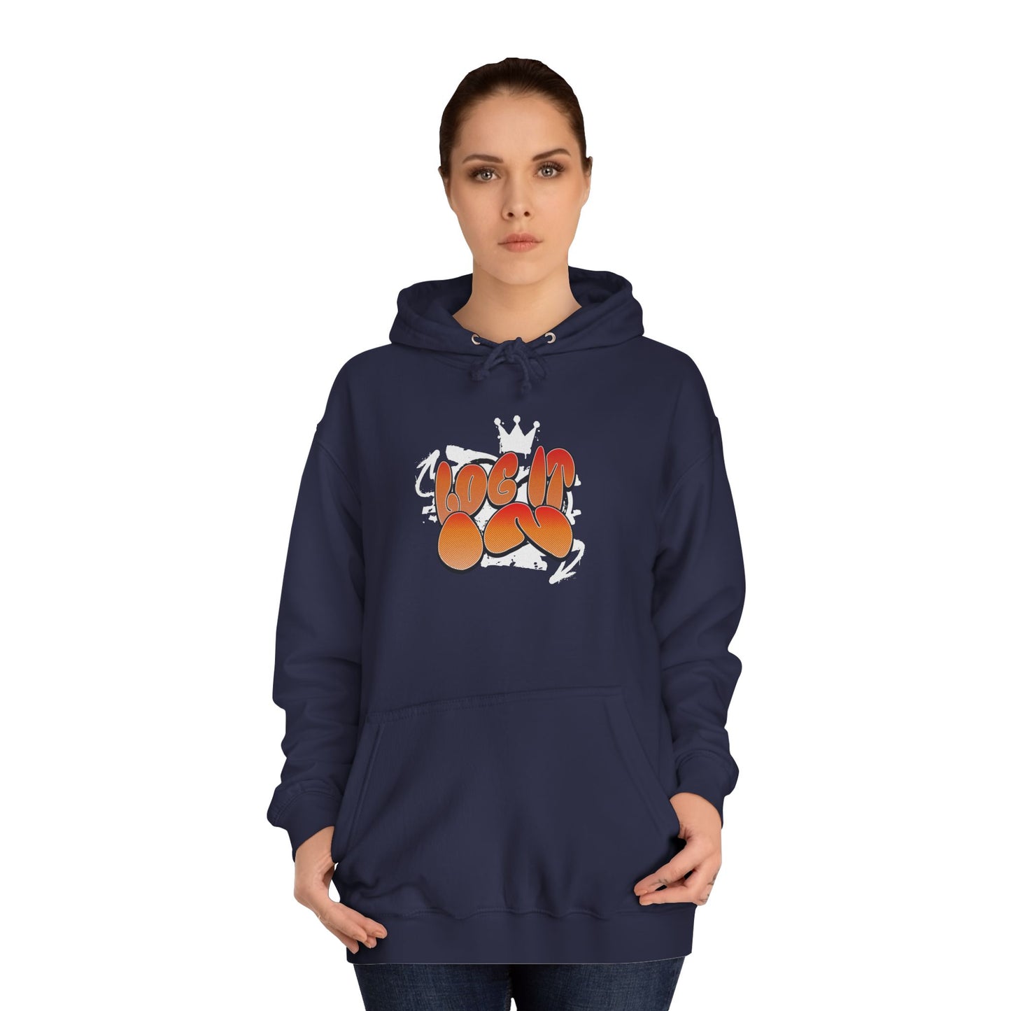 Vibrant Unisex Hoodie - 'Log In' Design