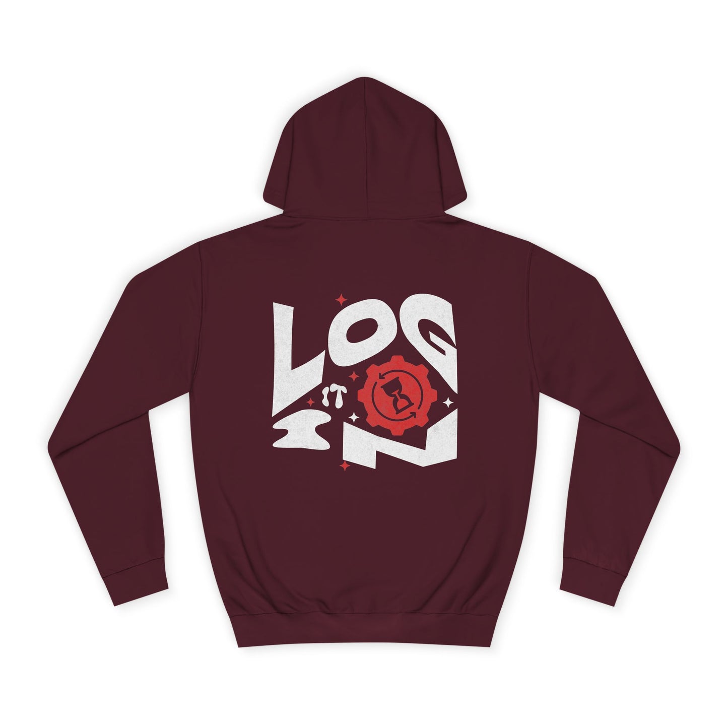 Stylish Log it in Hoodie, Cozy Athletic Wear, Graphic Hoodie, Trendy Apparel, Perfect for Life