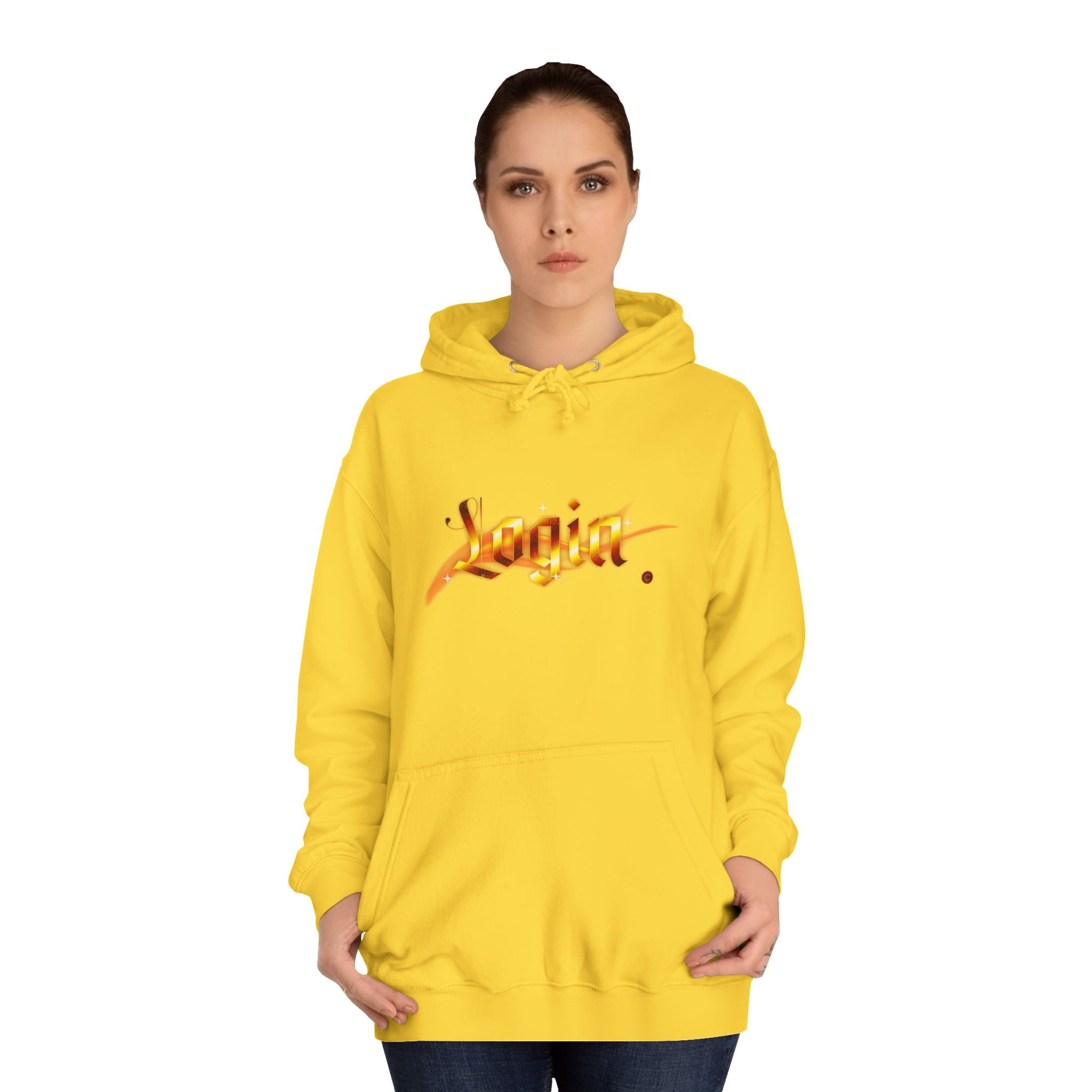 Aesthetic 'Login' Unisex Hoodie, Cozy Trendy Wear, Gift for Any One, Warm Casual Style, Trendy Hoodie