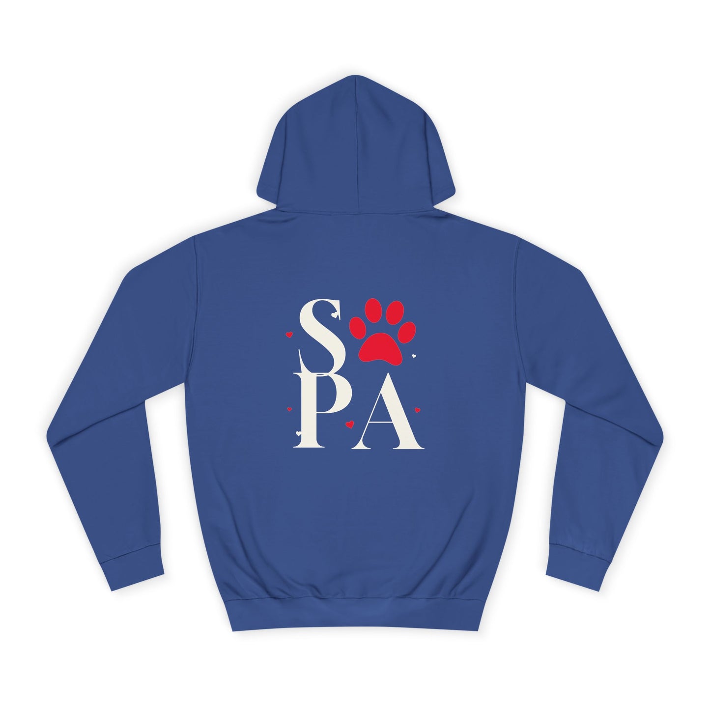 Cozy Hoodie with Paw Print | Unisex Sweatshirt, Gift for Animal Lovers, Apparel, Casual Wear, Birthday