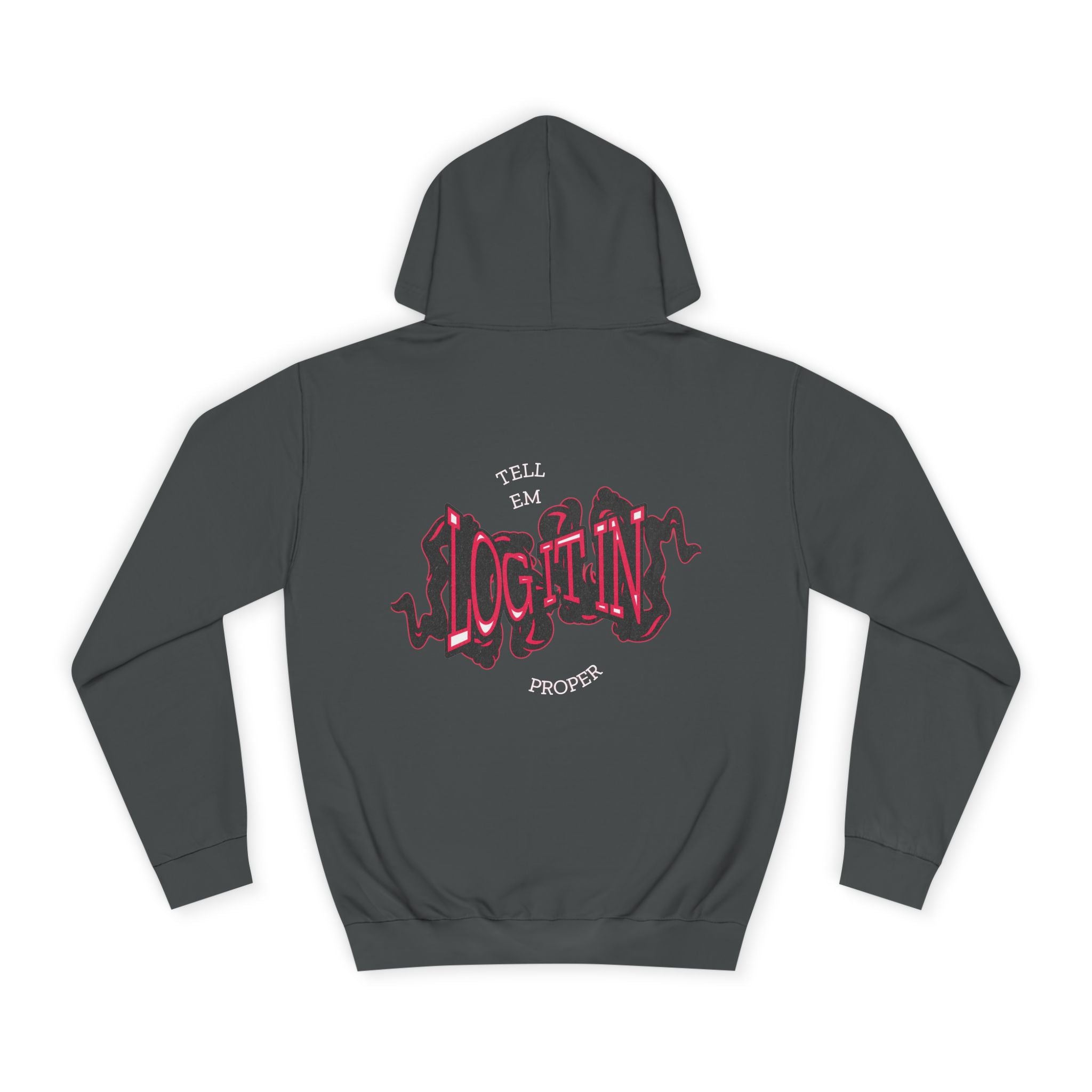 'Log it in'Hoodie for Unisex, Casual Wear, Trendy Apparel, Perfect for Everyday wear, Comfortable Fit