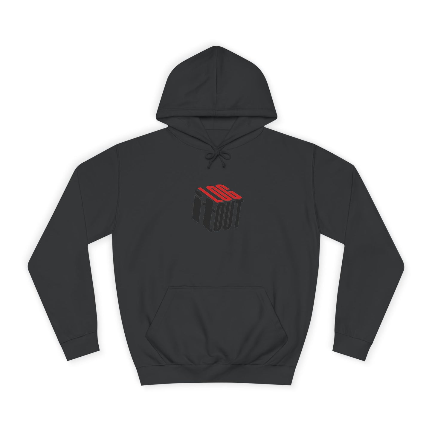 Stylish Unisex Log it out Hoodie with Trendy Graphic, Casual Wear, Cozy Gift, Fun Hoodie for Everyday Use,