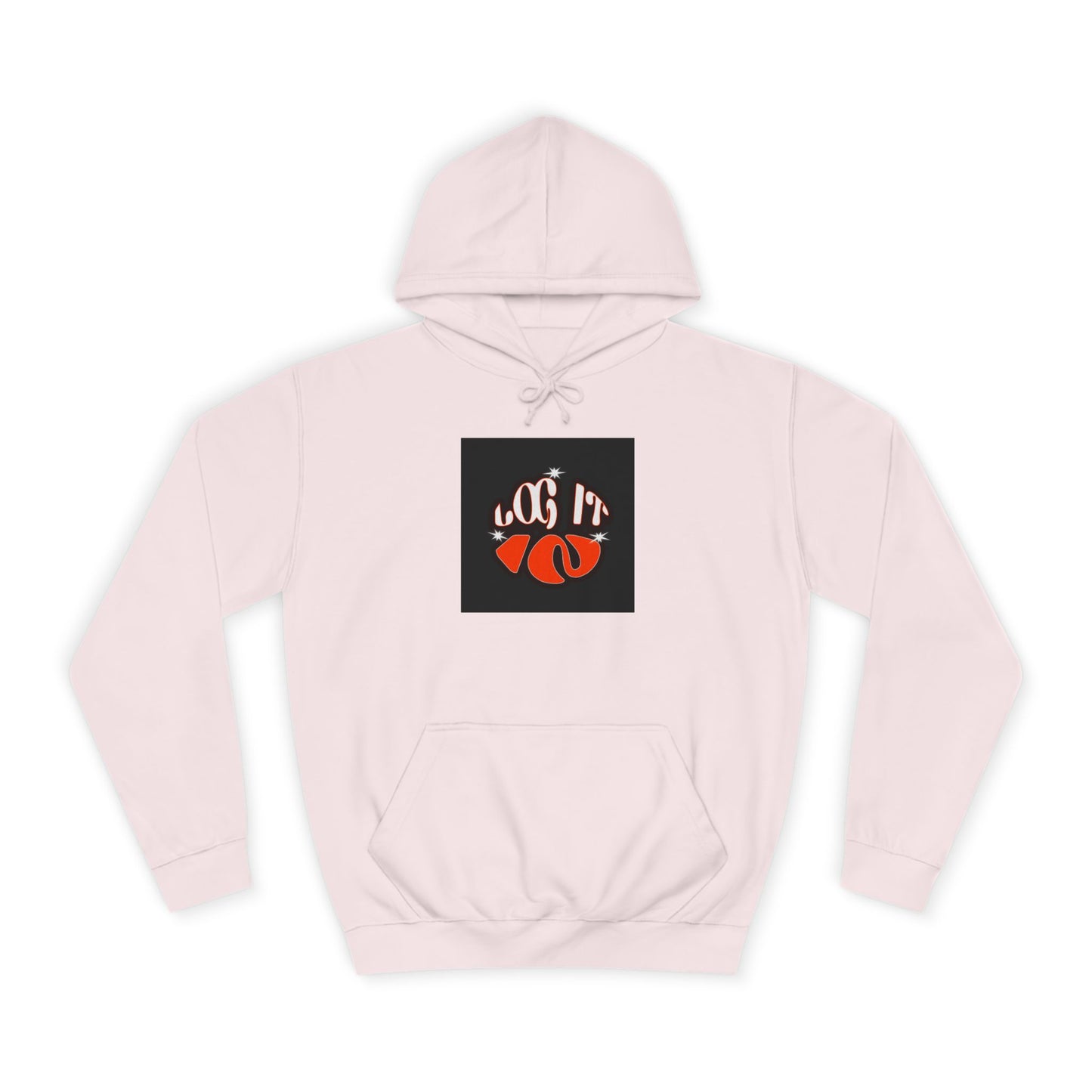 Trendy Unisex Log it in Hoodie, Casual Wear, custom Gear, Gift, Relaxed Fit
