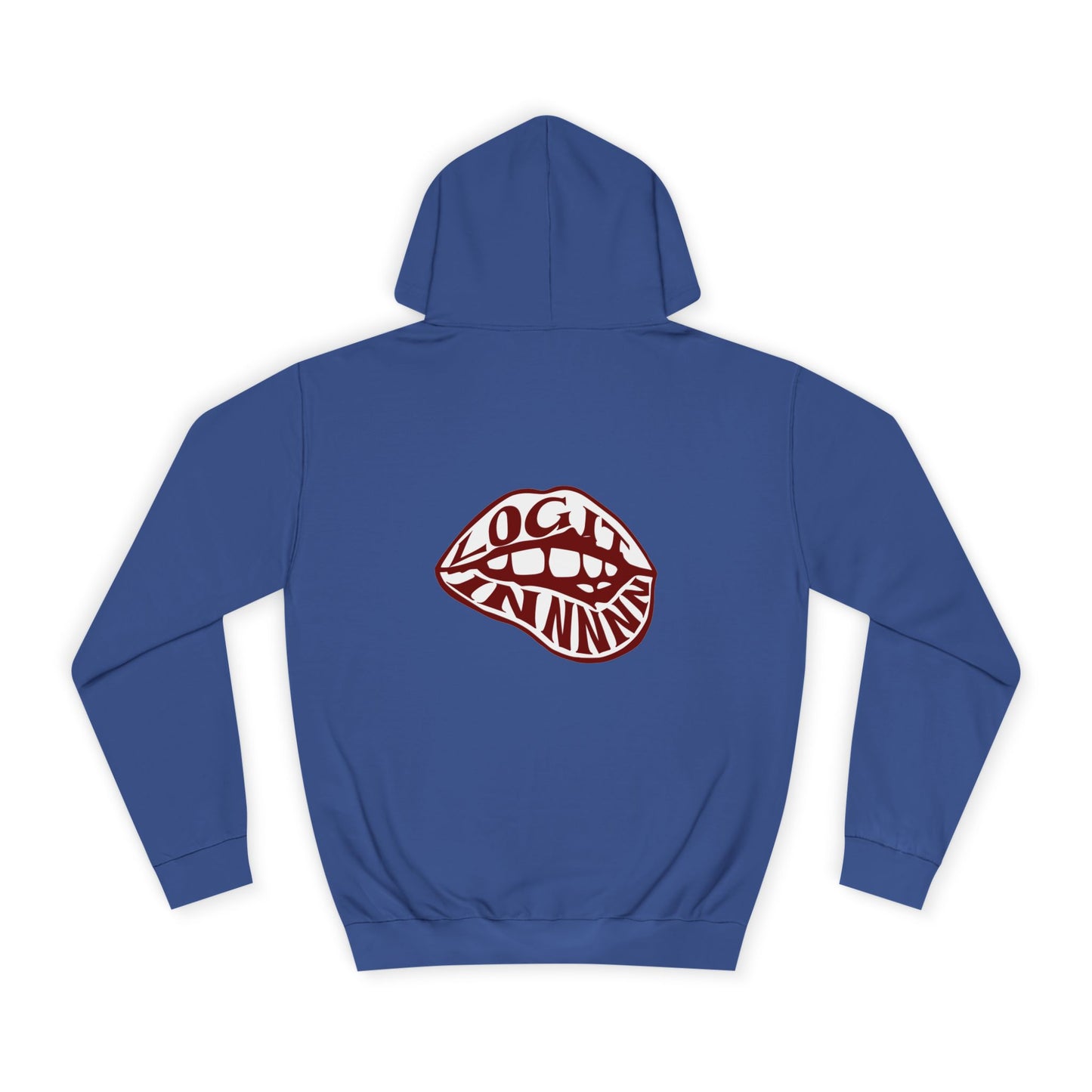 Trendy Unisex Hoodie with Bold Log it in Design, Stylish trendy Wear, Cozy Sweatshirt, Casual Outfit, Fun Gift