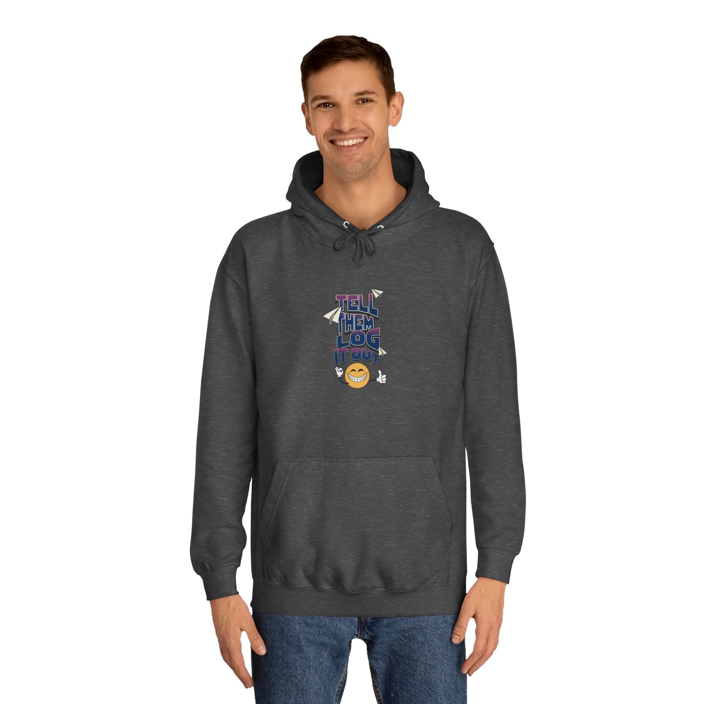 Unisex Hoodie with Fun Graphic, Casual Wear, Relaxed Vibe, Everyday Comfort