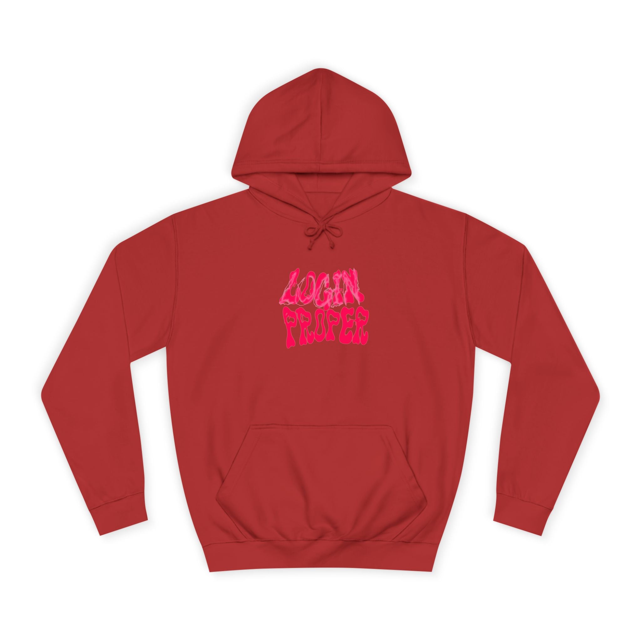 Trendy Unisex Hoodie - 'LOGIN PROPER' Graphic Sweatshirt for, Casual Wear, Gifts' Events, Street Style