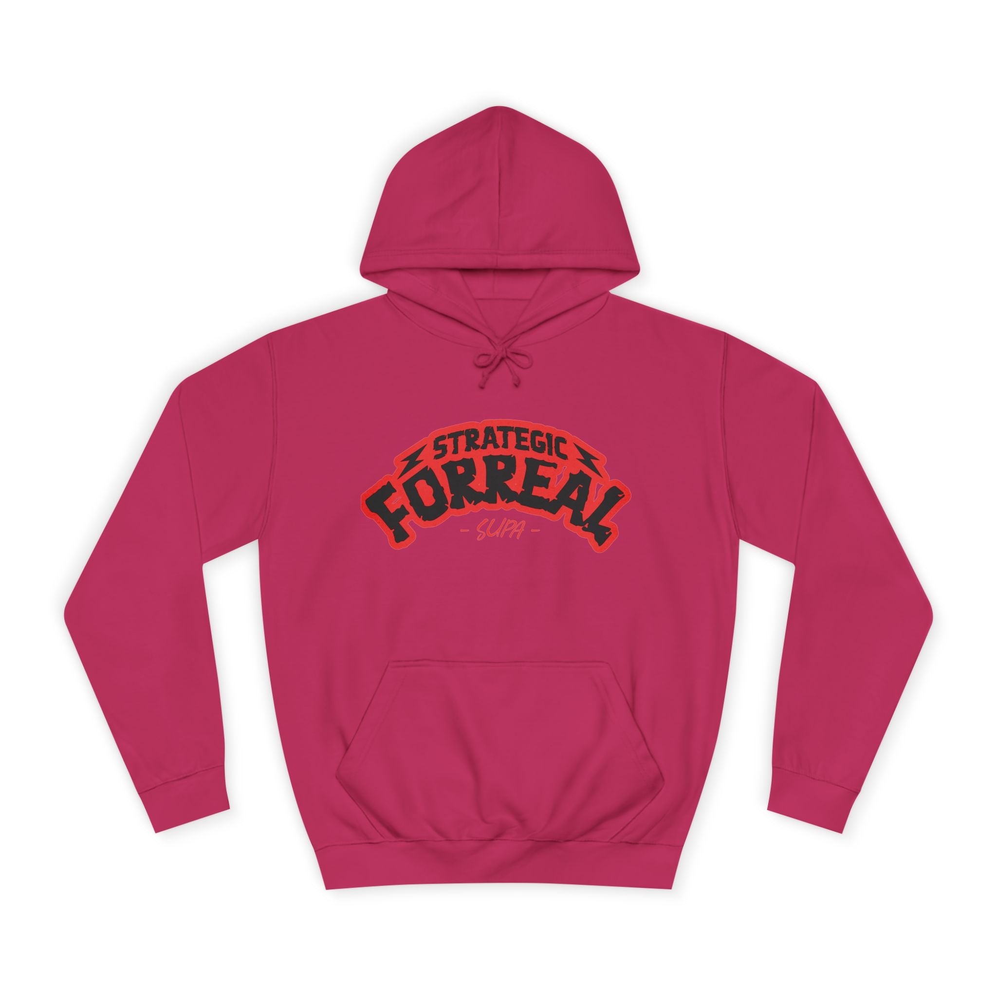 Unisex Hoodie - Strategic Forreal Design, Perfect for Casual Wear