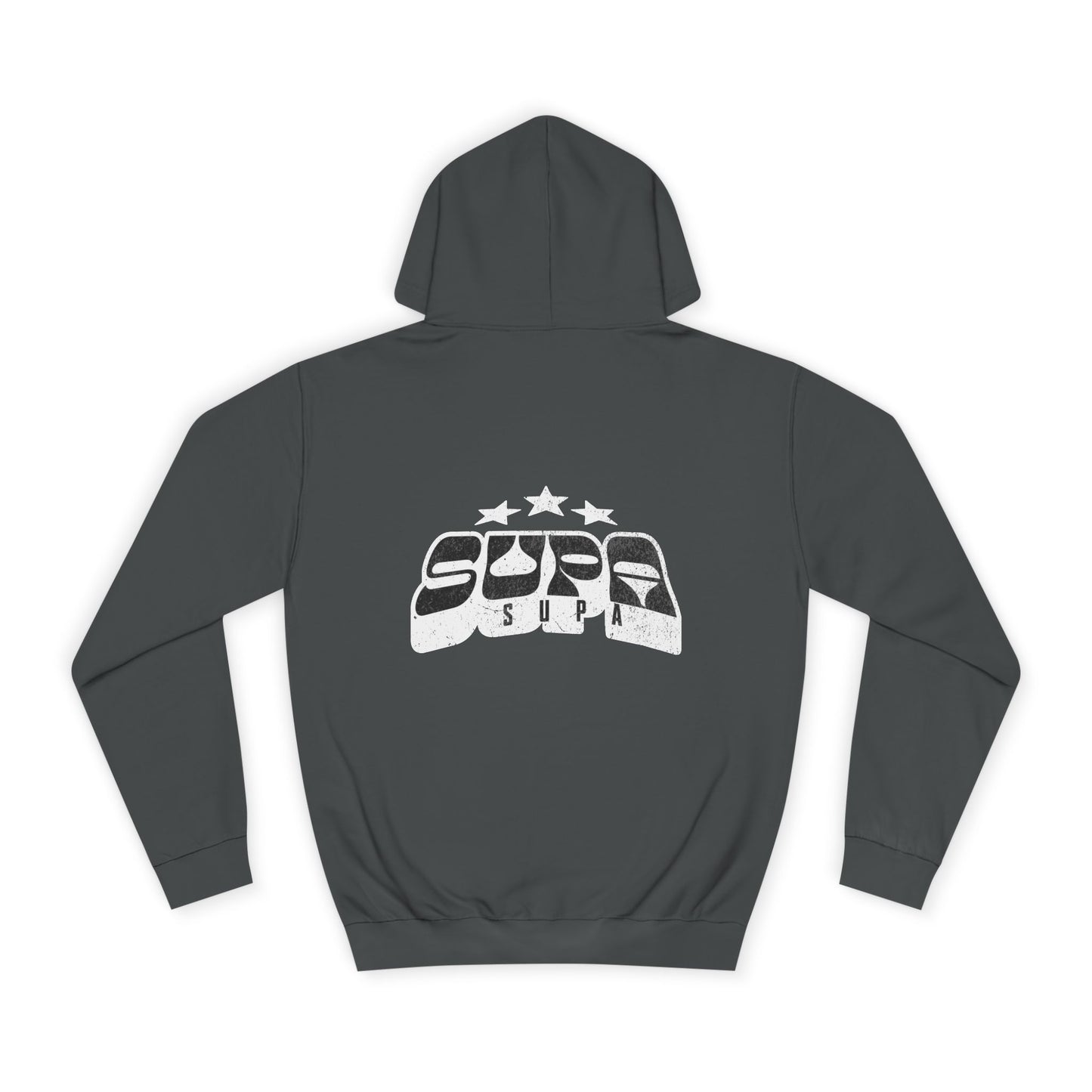 Unisex Hoodie with Bold SUPA Graphic, Casual Wear, Custom Apparel, Gift, Street Style, Everyday Comfort