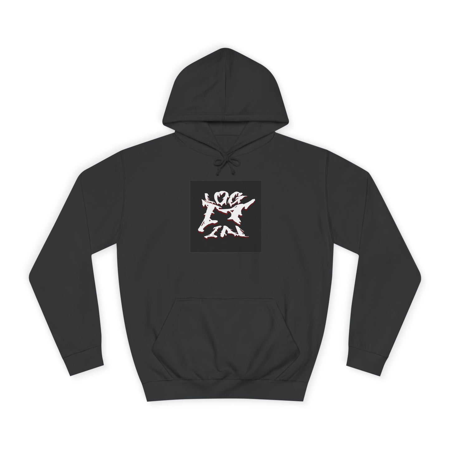 Unisex Log it in Hoodie - Artsy Graphic Sweatshirt, Cozy Custom Apparel, Perfect Gift, Spirit Wear, Trendy Streetwear