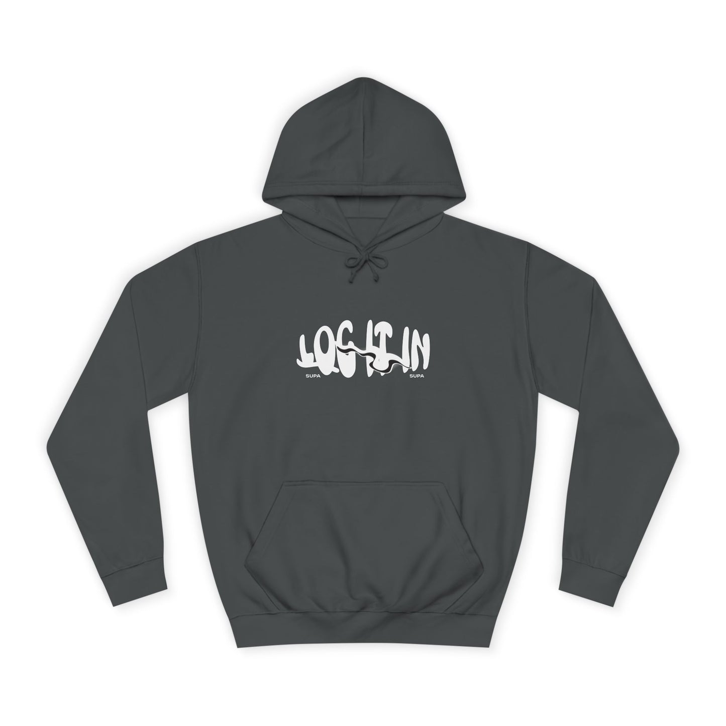Minimalist Unisex Log it in Hoodie with Design
