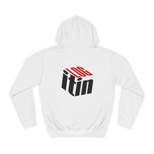 Unisex Log it in Hoodie with Bold Graphic Design - Comfortable Casual Wear, Perfect for Any One, Gifts, and Events