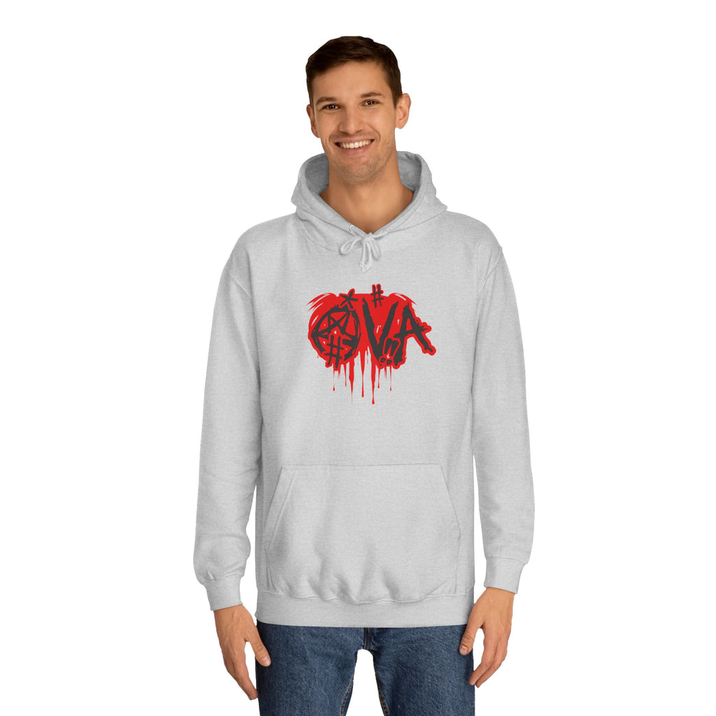 Edgy Unisex Hoodie with Graffiti-Style Print, Urban Streetwear, Apparel, Gift for any body, Casual Fashion