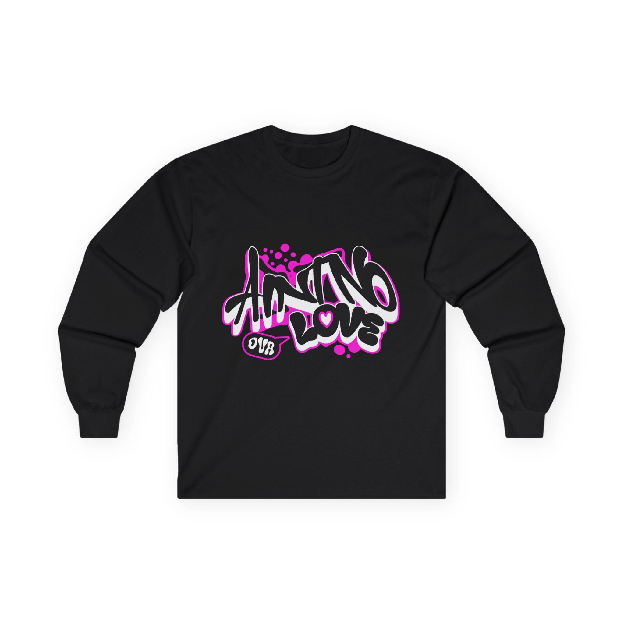 Graffiti "NO LOVE" Long Sleeve Tee — Streetwear Urban Art Shirt