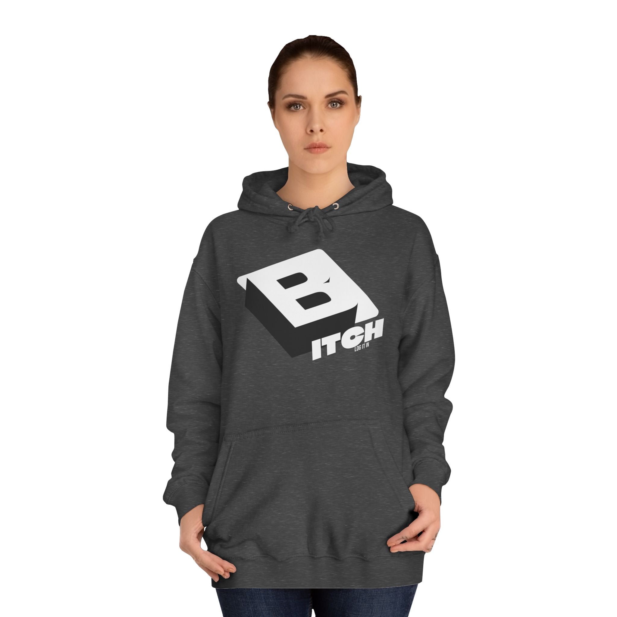 Unisex Hoodie with Bold Logo Design