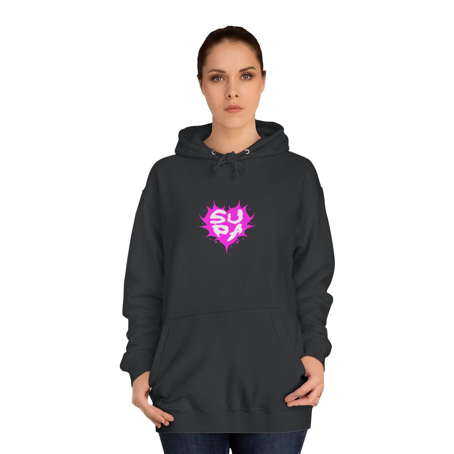 Supa Vibe Unisex Hoodie | Trendy Sweatshirt for, Casual Wear,Life, Gift for Graduates, Unique Fashion Statement