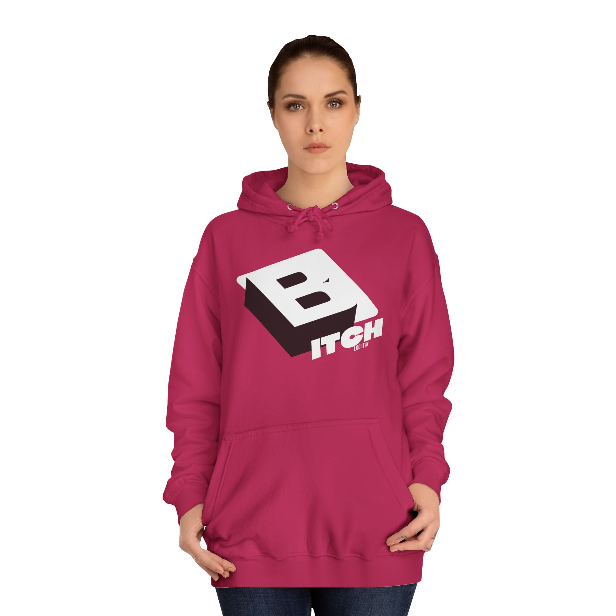 Unisex Hoodie with Bold Logo Design