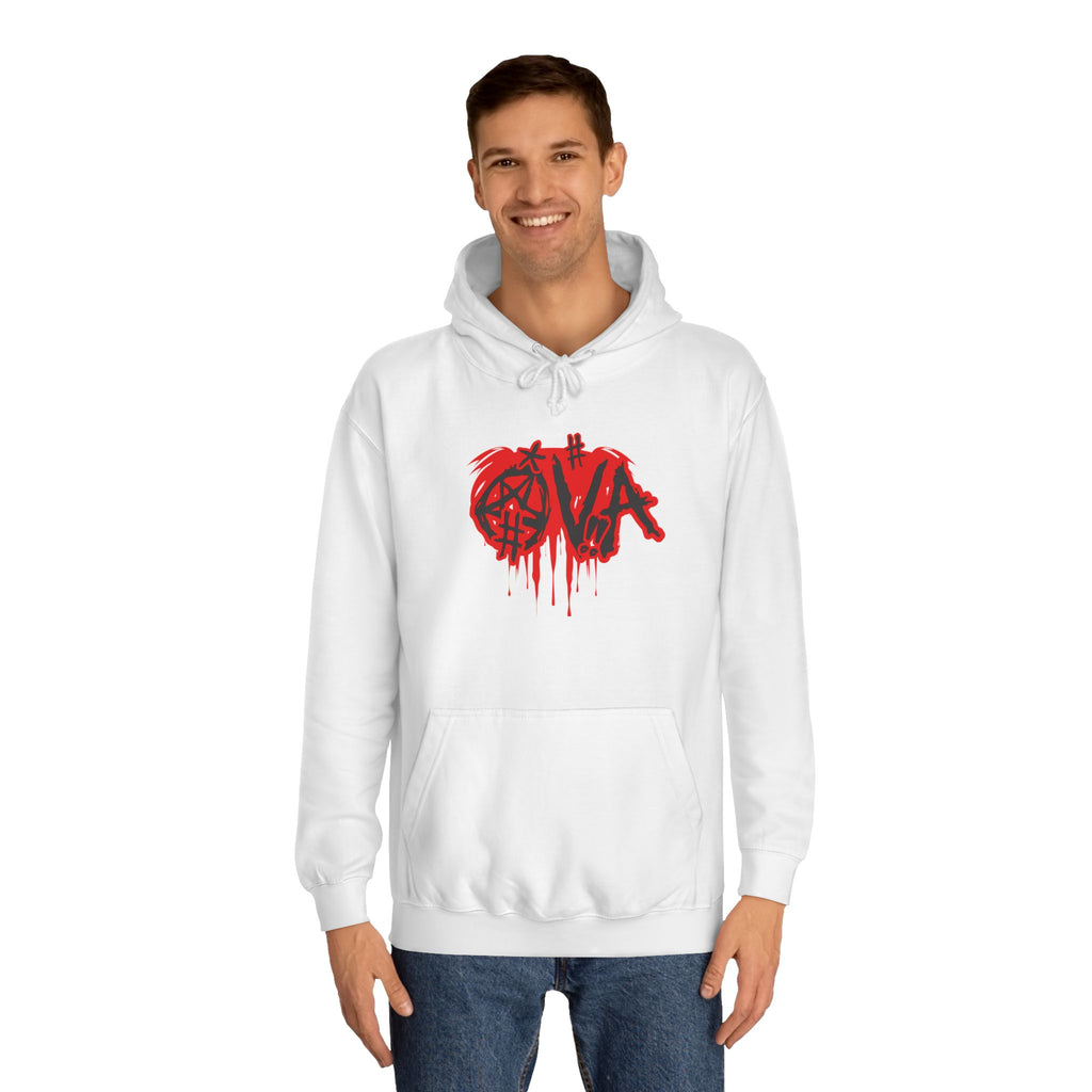 Edgy Unisex Hoodie with Graffiti-Style Print, Urban Streetwear, Apparel, Gift for any body, Casual Fashion