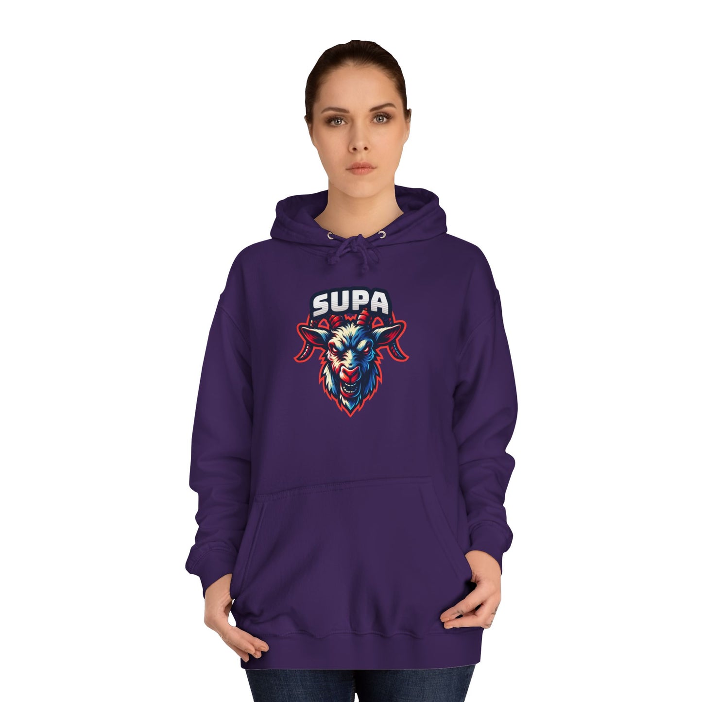 Supa Unisex Hoodie | Cool Gear, Graphic Sweatshirt, Gift, Casual Wear, Graphic Hoodie