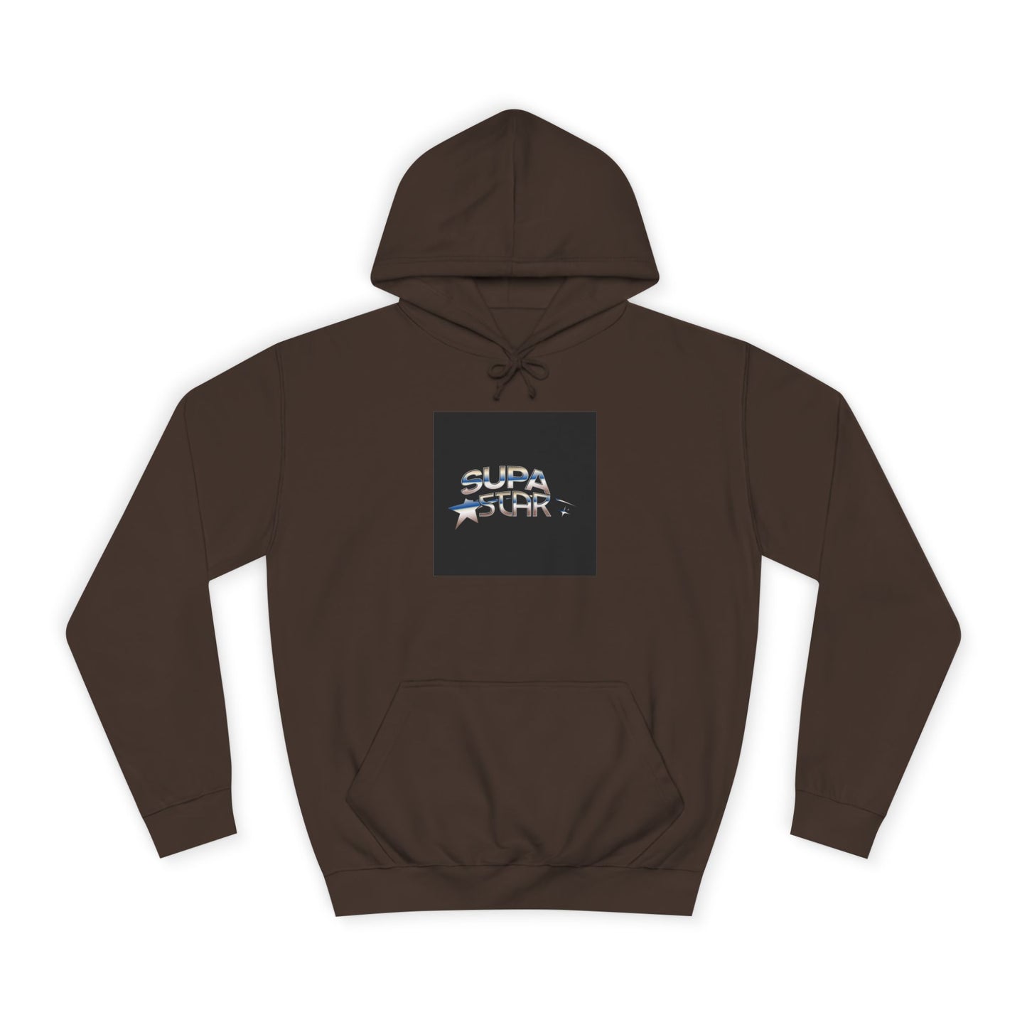 Supa Star Unisex Hoodie | Trendy Custom Apparel, Casual Wear, Star Graphic Hoodie, Adjustable Hooded Sweatshirt, Gift