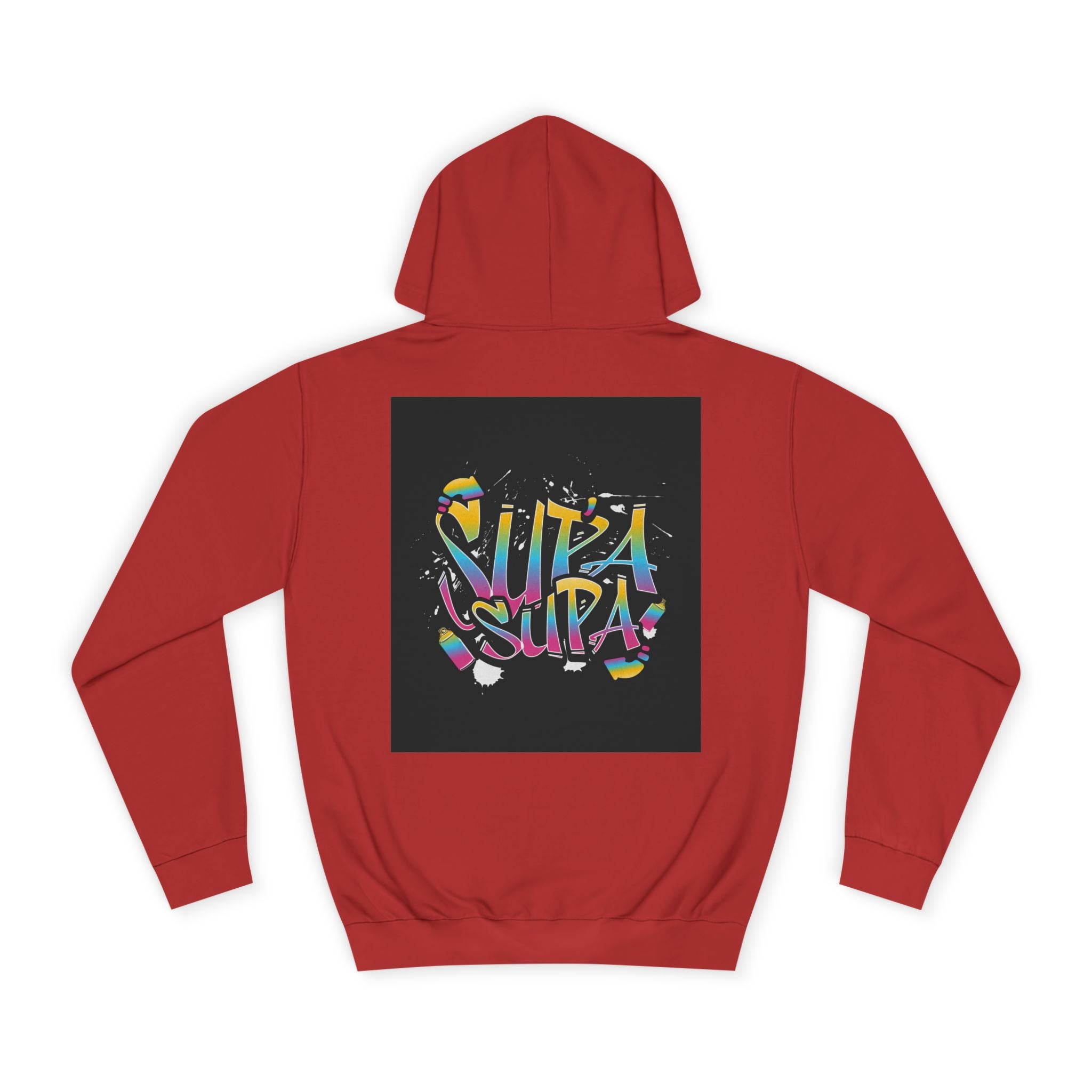 Colorful Unisex Supa Supa Hoodie, Casual Sweatshirt, Vibrant Apparel, Streetwear Hoodie