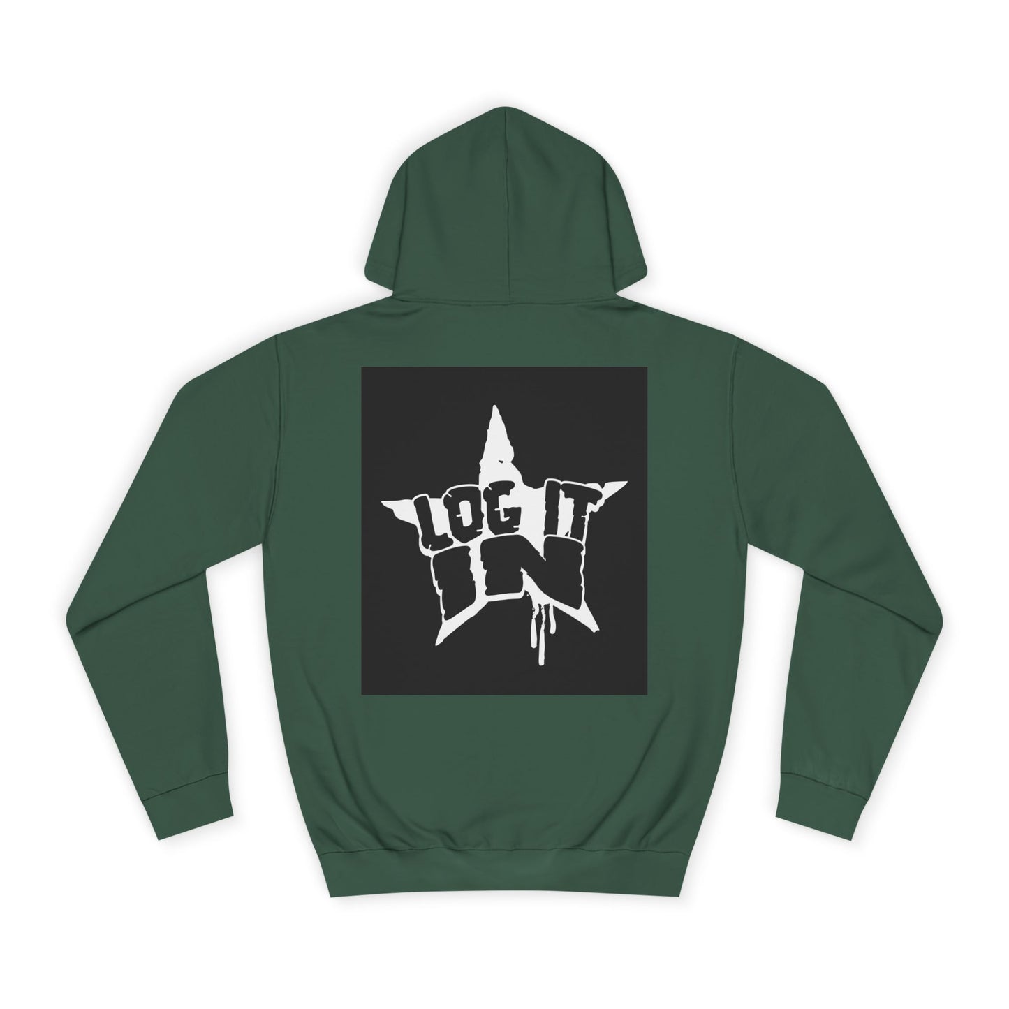 Unisex Log it in Hoodie, Trendy Hooded Sweatshirt, Spirit Wear, Casual Streetwear, Gift