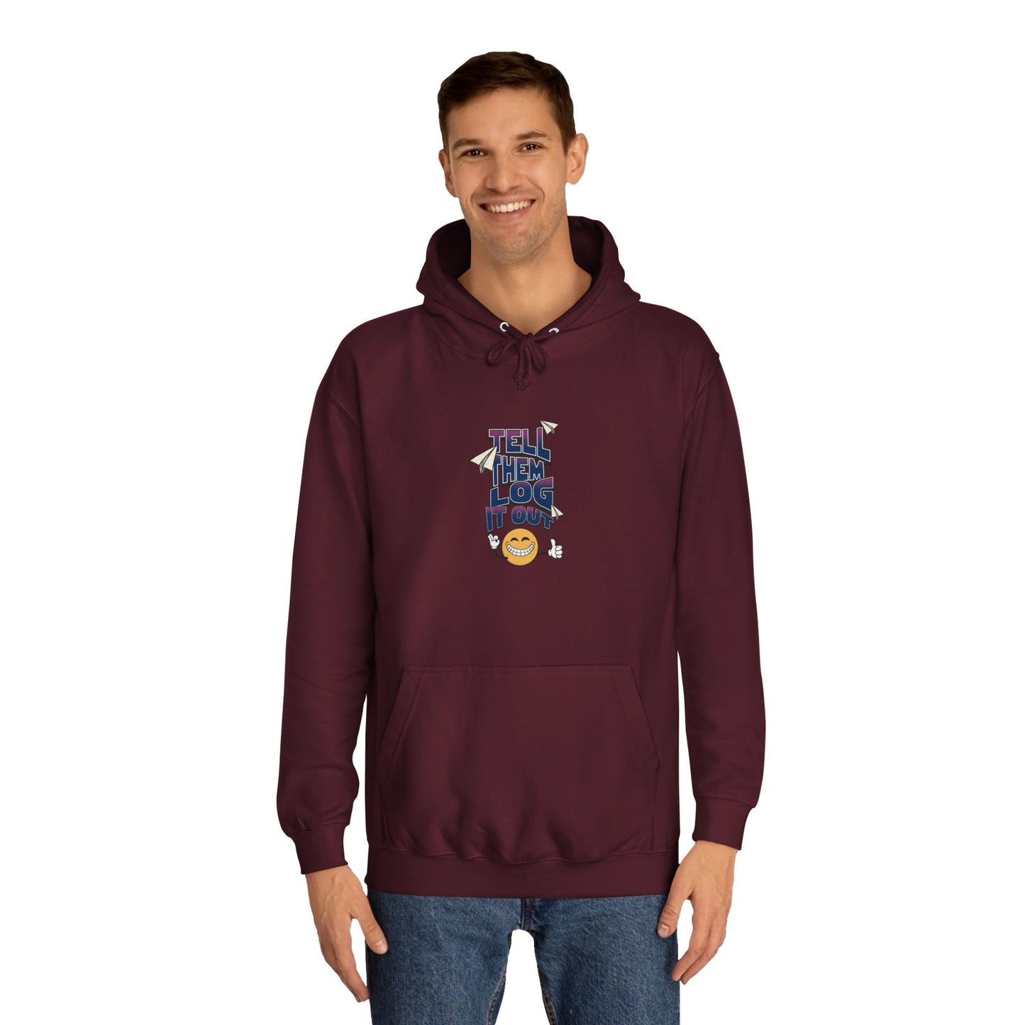Unisex Hoodie with Fun Graphic, Casual Wear, Relaxed Vibe, Everyday Comfort