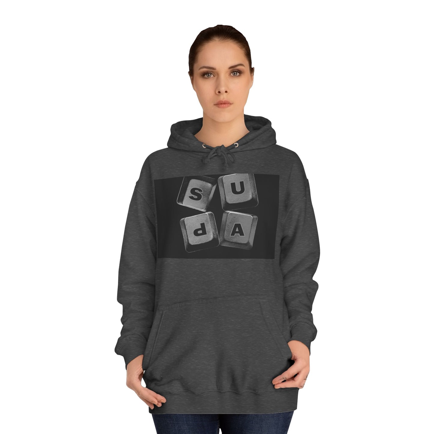 Unisex Hoodie with Graphic Design, Casual Wear, Cozy Layering,Spirit Wear