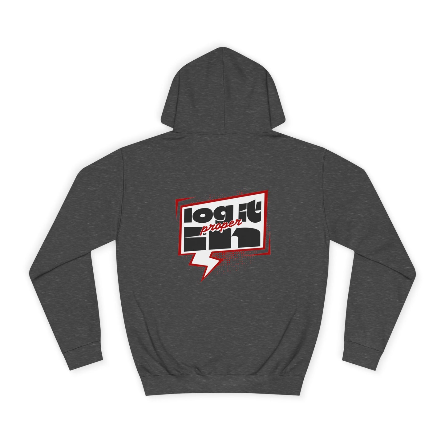 Unisex Log it in Hoodie - Casual Streetwear, College Apparel, Gift, Comfortable Hoodie, Unique Graphic Sweatshirt