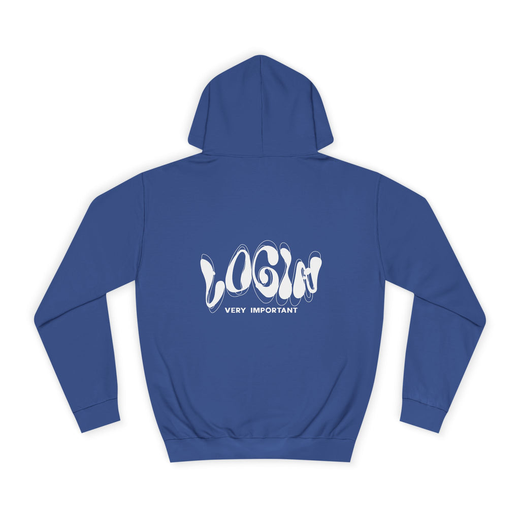 Cool College Unisex Hoodie - LOGIN, Apparel, Funny Hoodie, Gift, Cozy Wear,Trendy Fashion