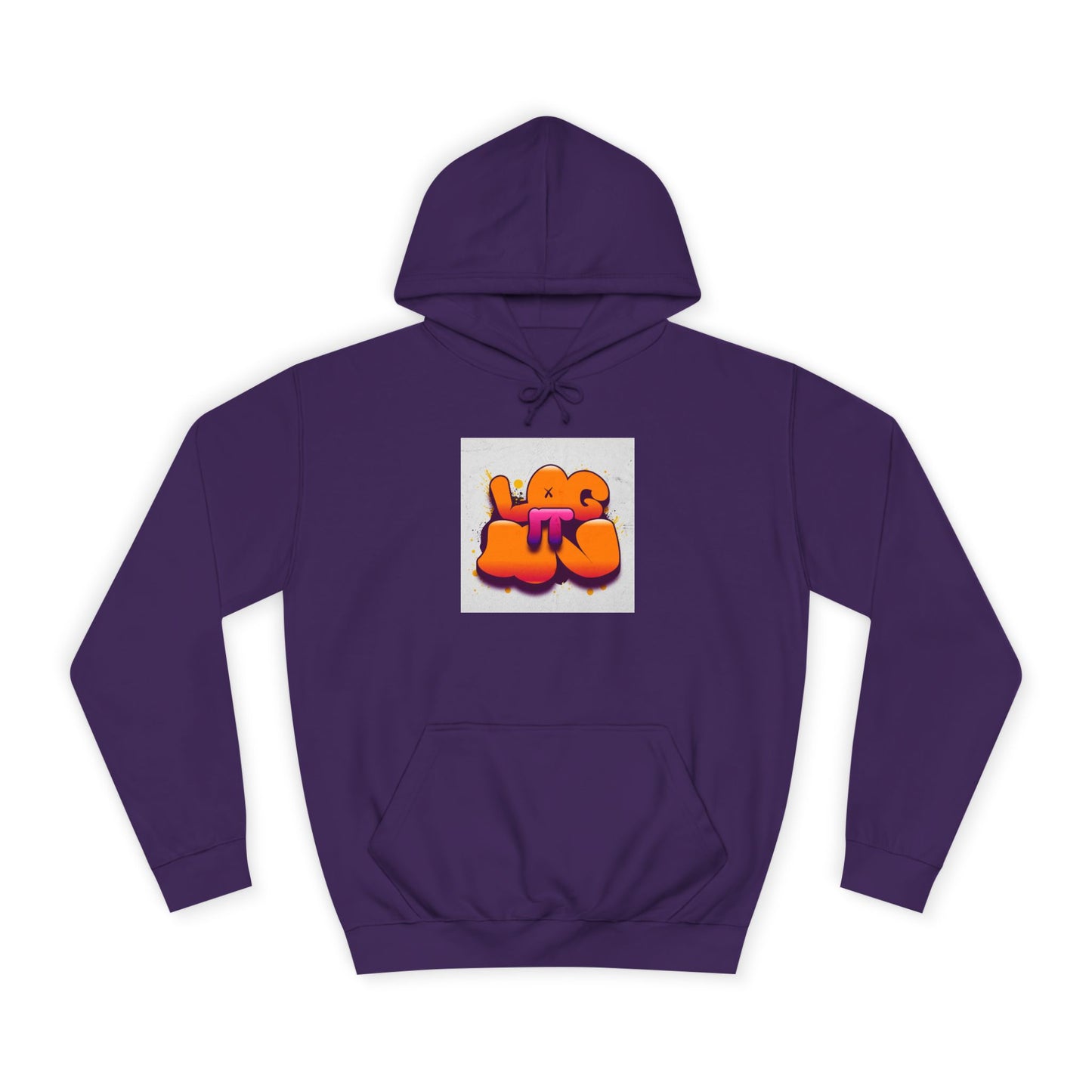 Vibrant Graffiti Log it in Hoodie, Trendy Sweatshirt, Casual Streetwear, Unique Gift, Artsy Apparel