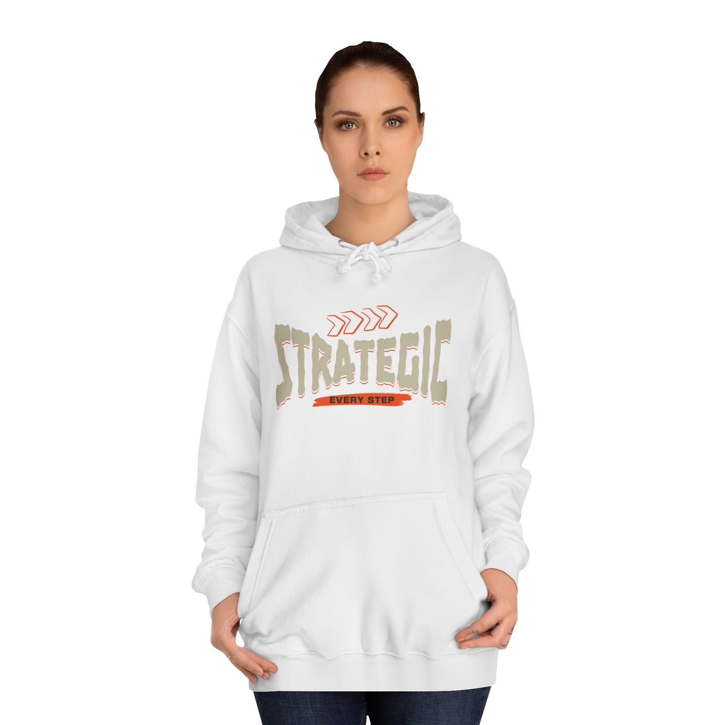 Strategic Unisex Hoodie - Every Step - Cozy Style for joints & Trendsetters